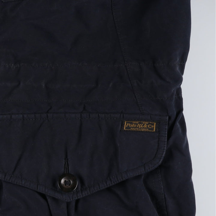 Ralph Lauren POLO by Ralph Lauren M-65 type military field jacket, men's size L equivalent. cotton navy blue type Vintage Second Hand