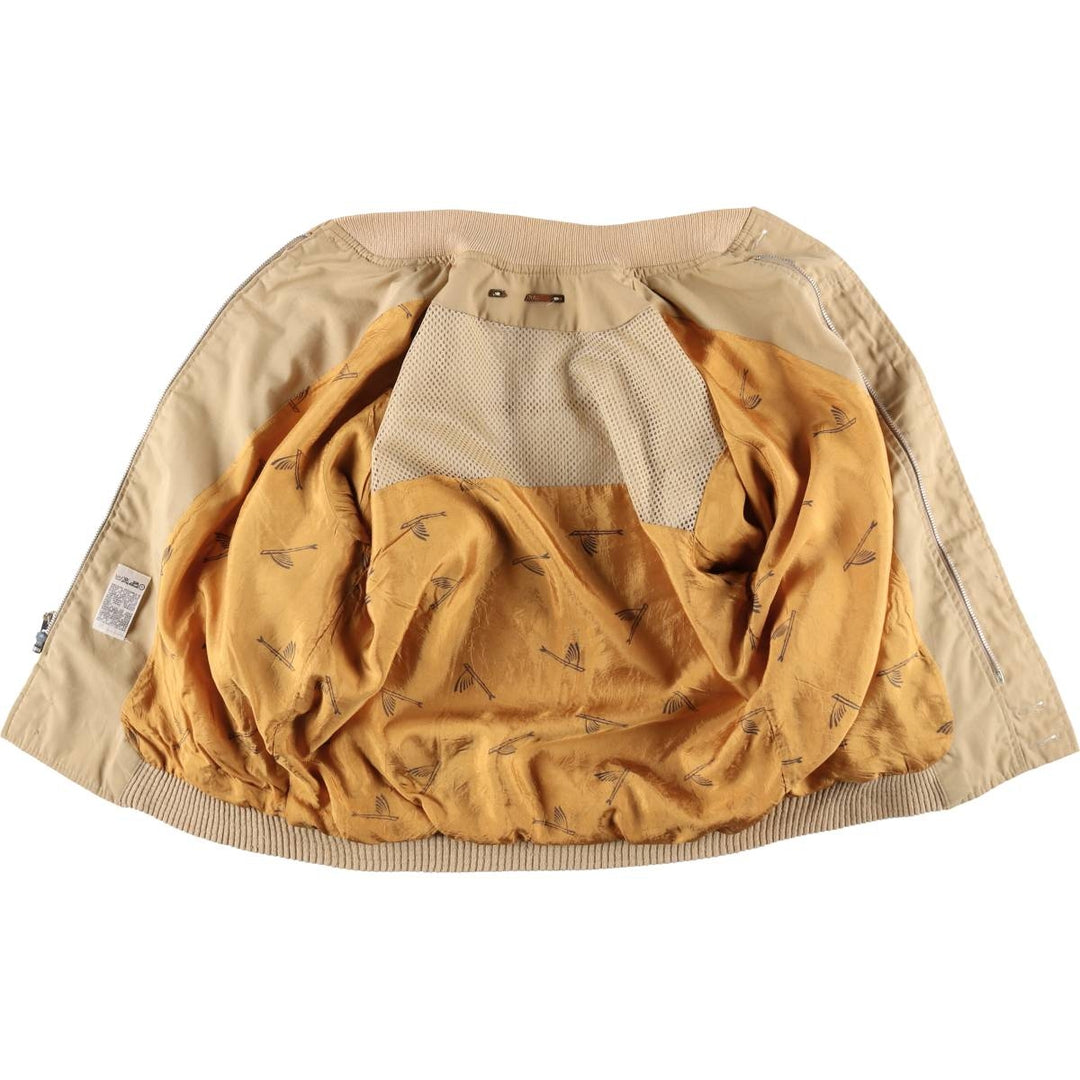 Derby jacket, Cup Shoulder jacket, Men's size L equivalent, Vintage unclear Beige type Vintage Second Hand