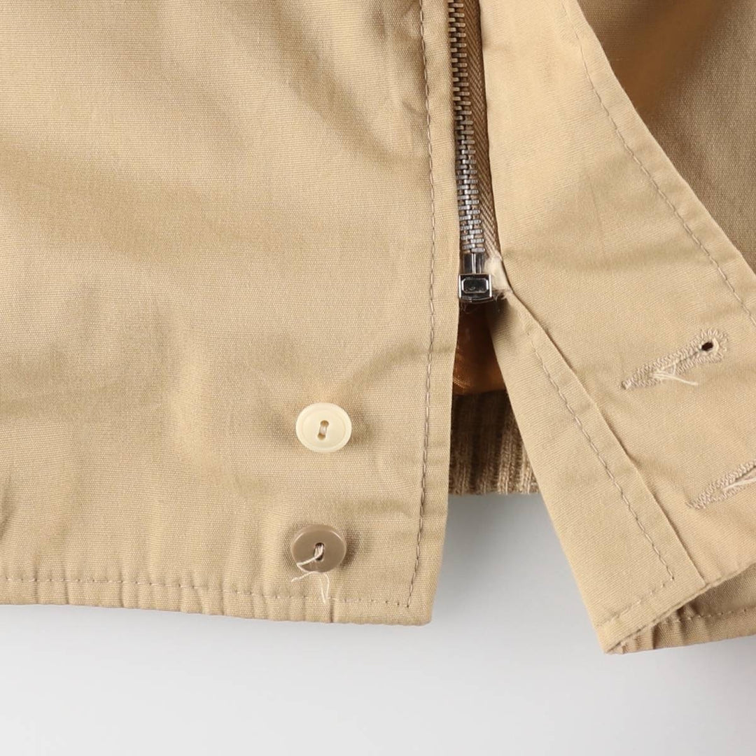 Derby jacket, Cup Shoulder jacket, Men's size L equivalent, Vintage unclear Beige type Vintage Second Hand