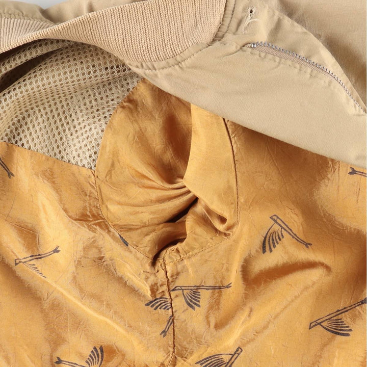 Derby jacket, Cup Shoulder jacket, Men's size L equivalent, Vintage unclear Beige type Vintage Second Hand