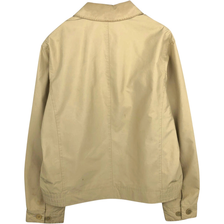 Burberry's BURBERRY LONDON zip-up jacket, men's size L (approx.) polyester Beige type Vintage Second Hand
