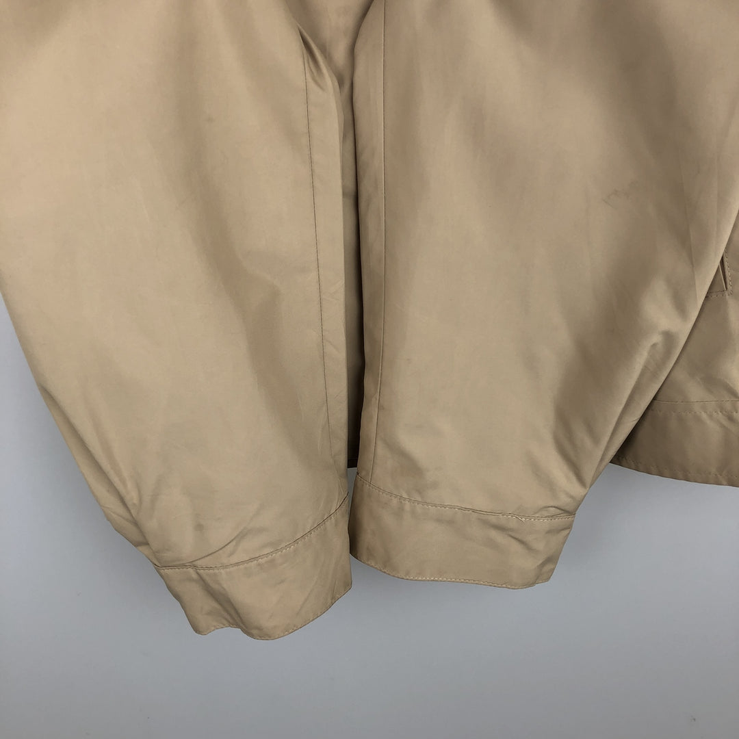 Burberry's BURBERRY LONDON zip-up jacket, men's size L (approx.) polyester Beige type Vintage Second Hand