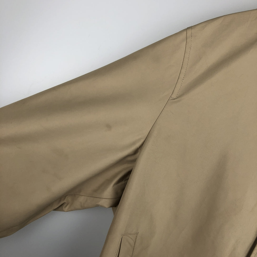 Burberry's BURBERRY LONDON zip-up jacket, men's size L (approx.) polyester Beige type Vintage Second Hand