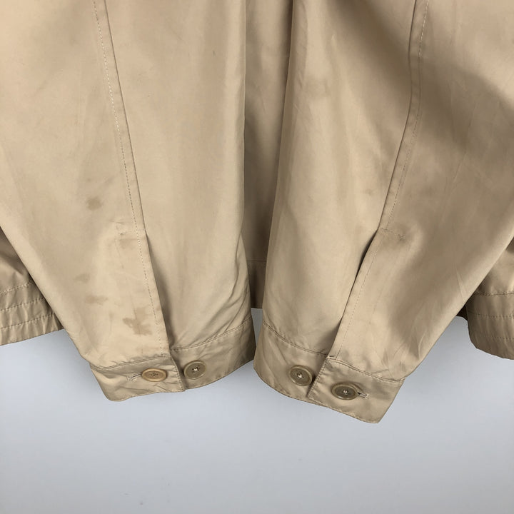 Burberry's BURBERRY LONDON zip-up jacket, men's size L (approx.) polyester Beige type Vintage Second Hand
