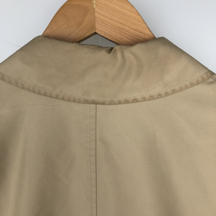 Burberry's BURBERRY LONDON zip-up jacket, men's size L (approx.) polyester Beige type Vintage Second Hand