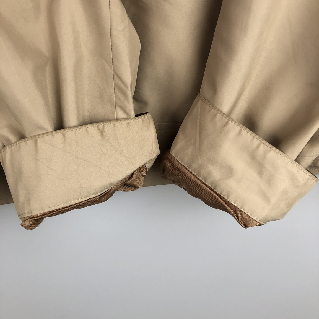 Burberry's BURBERRY LONDON zip-up jacket, men's size L (approx.) polyester Beige type Vintage Second Hand