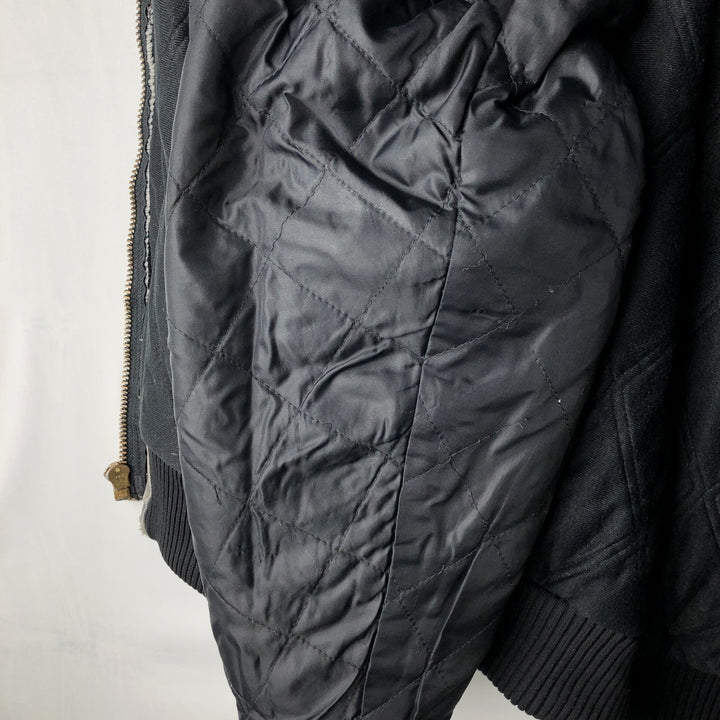 Carhartt Active Jacket Duck Full Zip Hoodie Men's L size unclear black type Vintage Second Hand