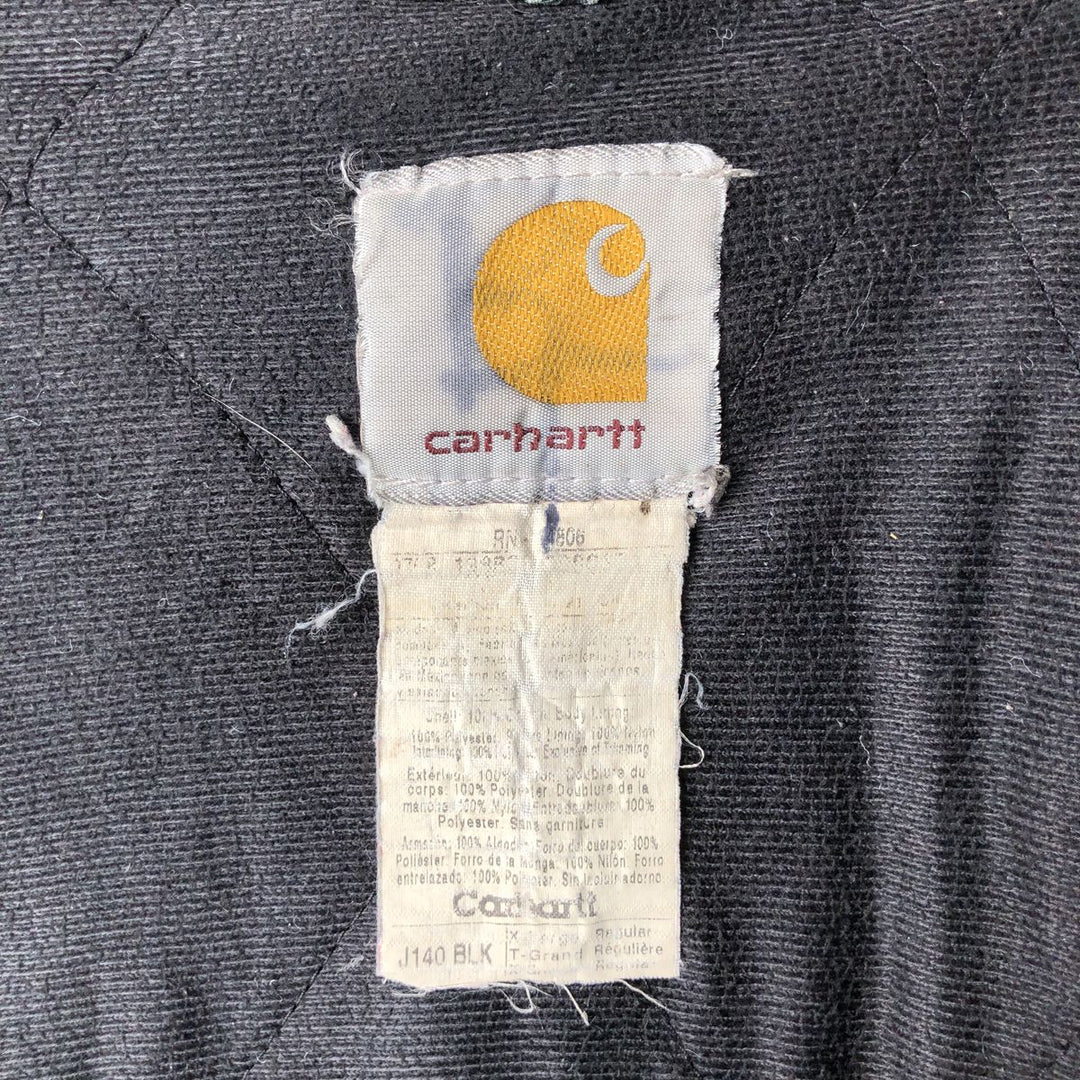 Carhartt Active Jacket Duck Full Zip Hoodie Men's XL polyester turquoise blue Vintage Second Hand