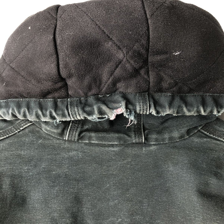 Carhartt Active Jacket Duck Full Zip Hoodie Men's XL polyester turquoise blue Vintage Second Hand