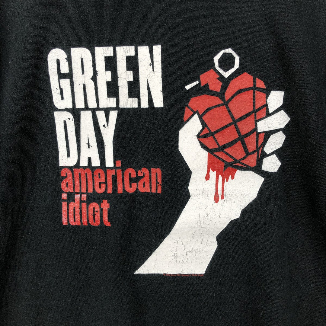 Gildan Green Day Band T-shirt, Men's Size M (approx.) cotton black type Vintage Second Hand