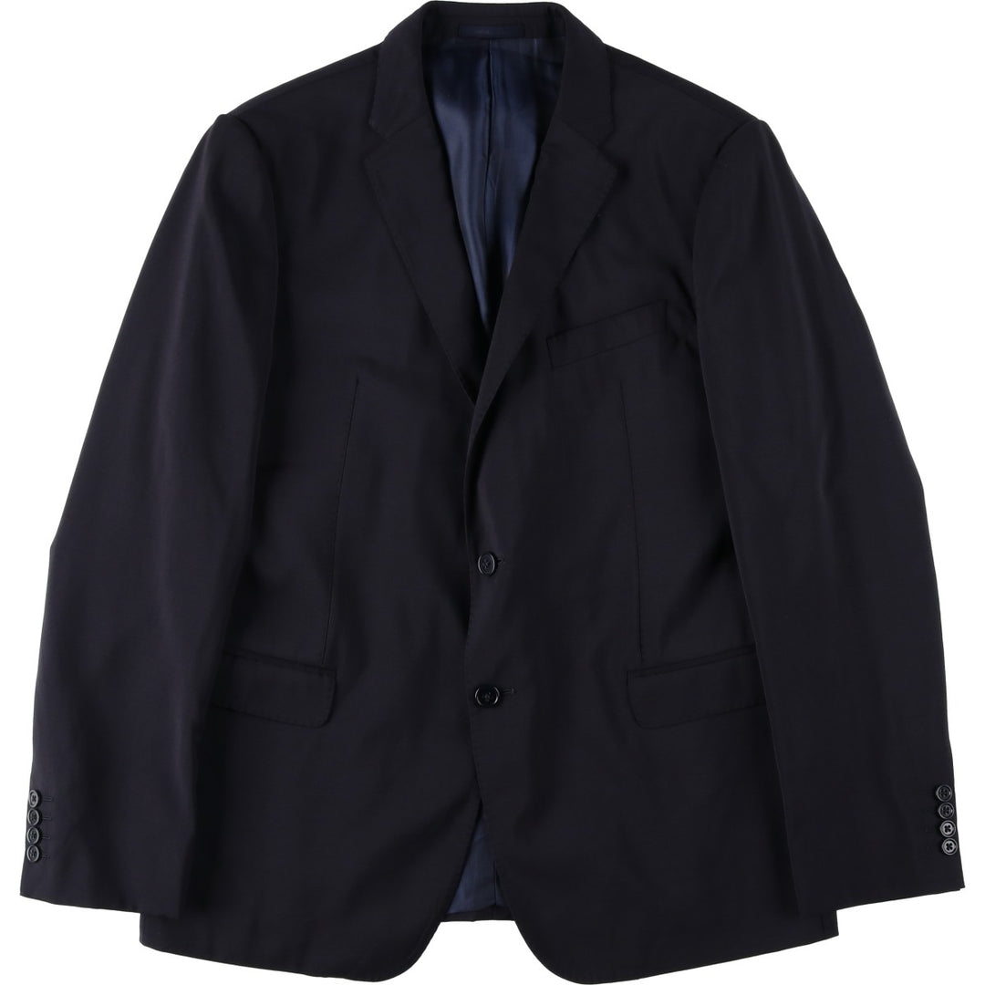 Giorgio Armani ARMANI COLLEZIONI wool tailored jacket, men's size M equivalent. wool navy blue type Vintage Second Hand