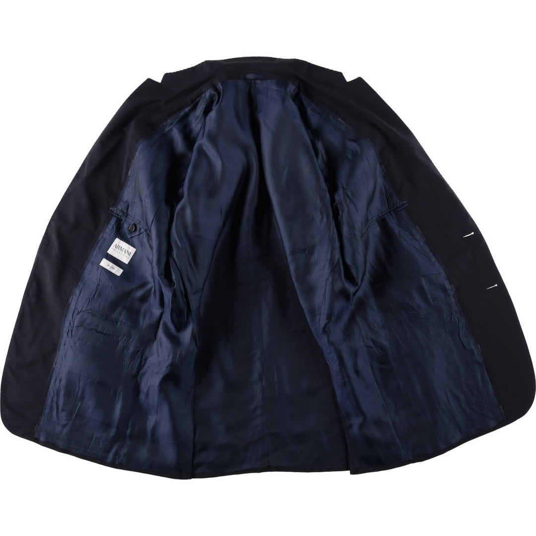 Giorgio Armani ARMANI COLLEZIONI wool tailored jacket, men's size M equivalent. wool navy blue type Vintage Second Hand