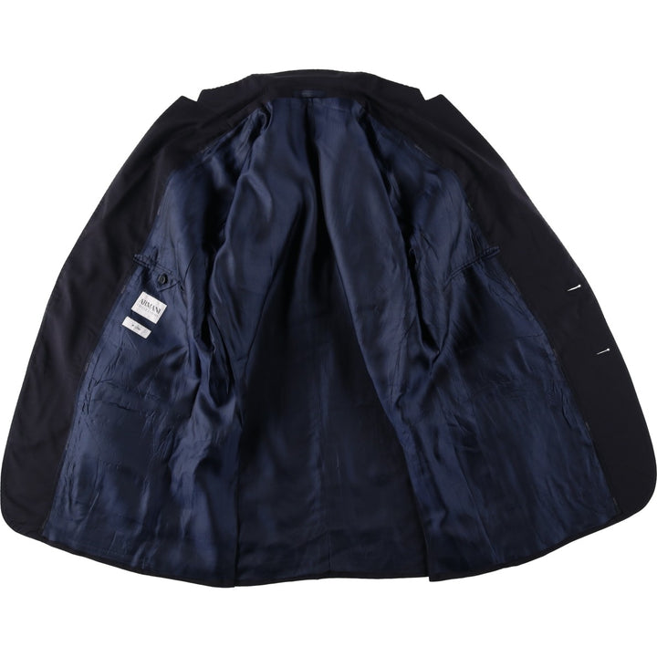 Giorgio Armani ARMANI COLLEZIONI wool tailored jacket, men's size M equivalent. wool navy blue type Vintage Second Hand