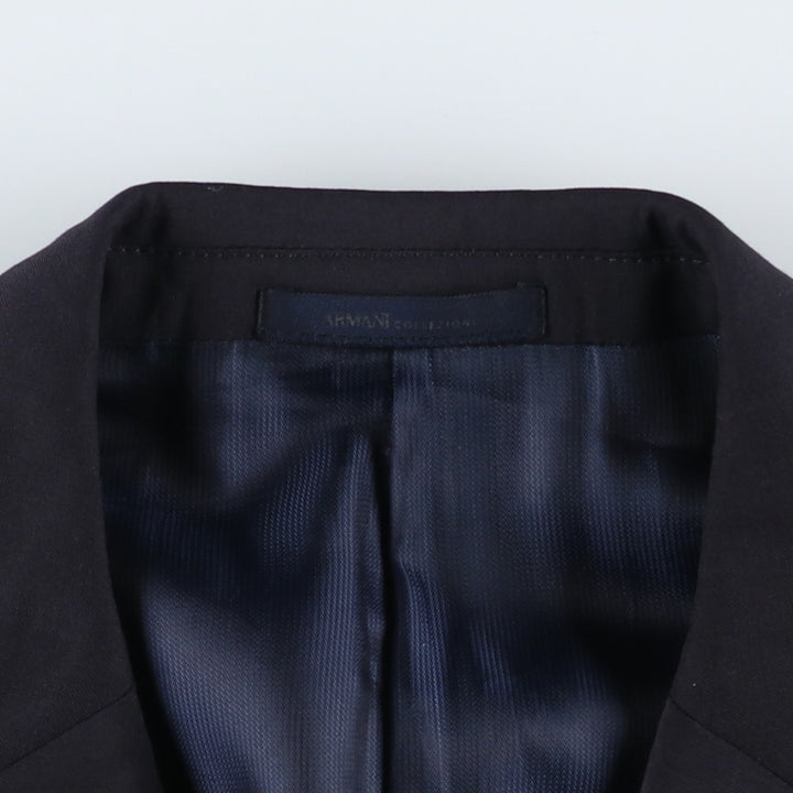 Giorgio Armani ARMANI COLLEZIONI wool tailored jacket, men's size M equivalent. wool navy blue type Vintage Second Hand