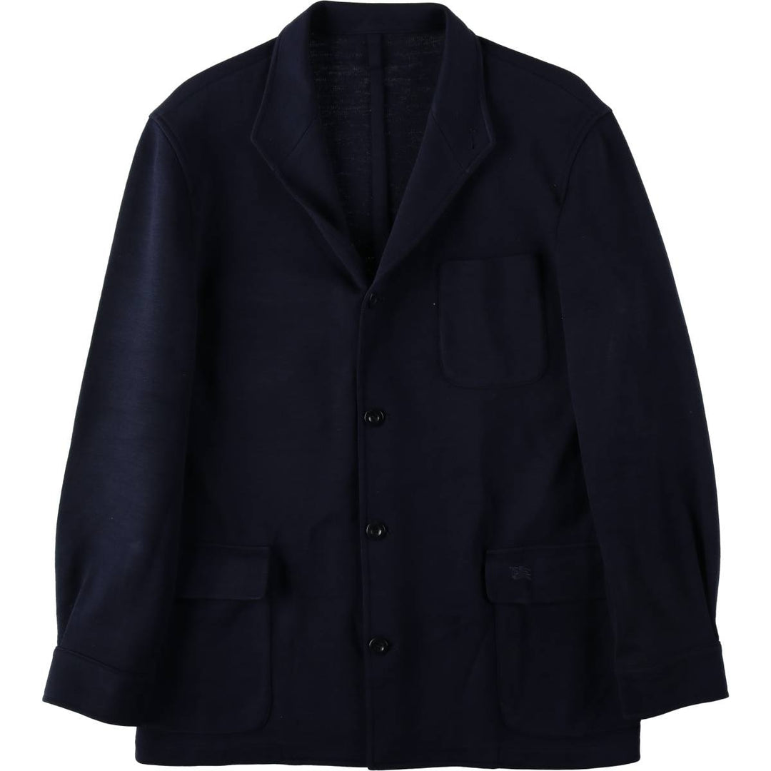 Burberry's BURBERRY LONDON wool tailored jacket, men's size L wool navy blue type Vintage Second Hand