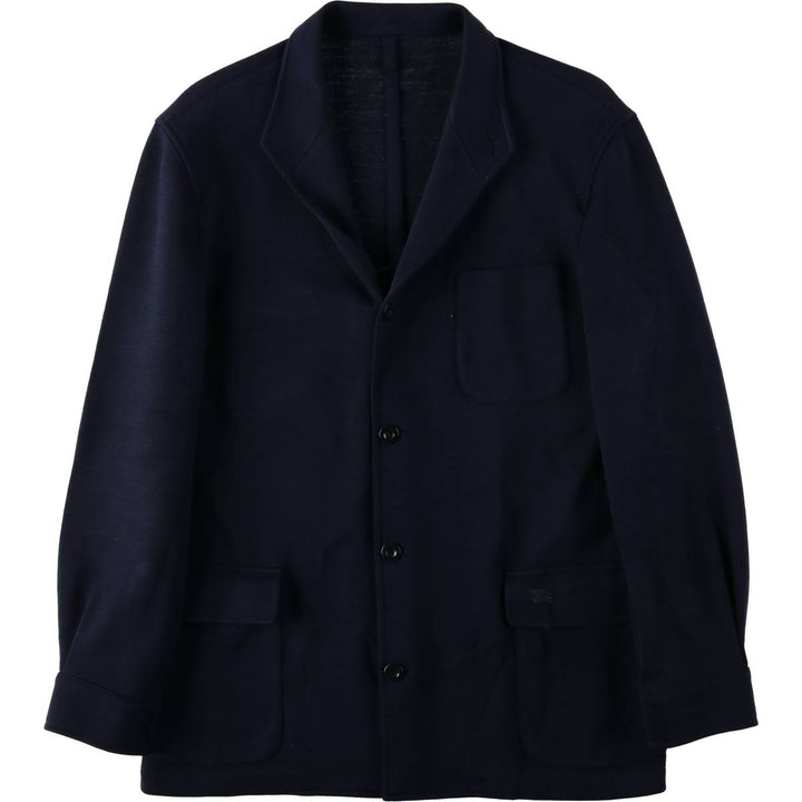 Burberry's BURBERRY LONDON wool tailored jacket, men's size L wool navy blue type Vintage Second Hand