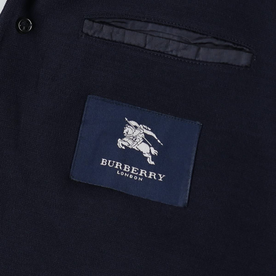 Burberry's BURBERRY LONDON wool tailored jacket, men's size L wool navy blue type Vintage Second Hand