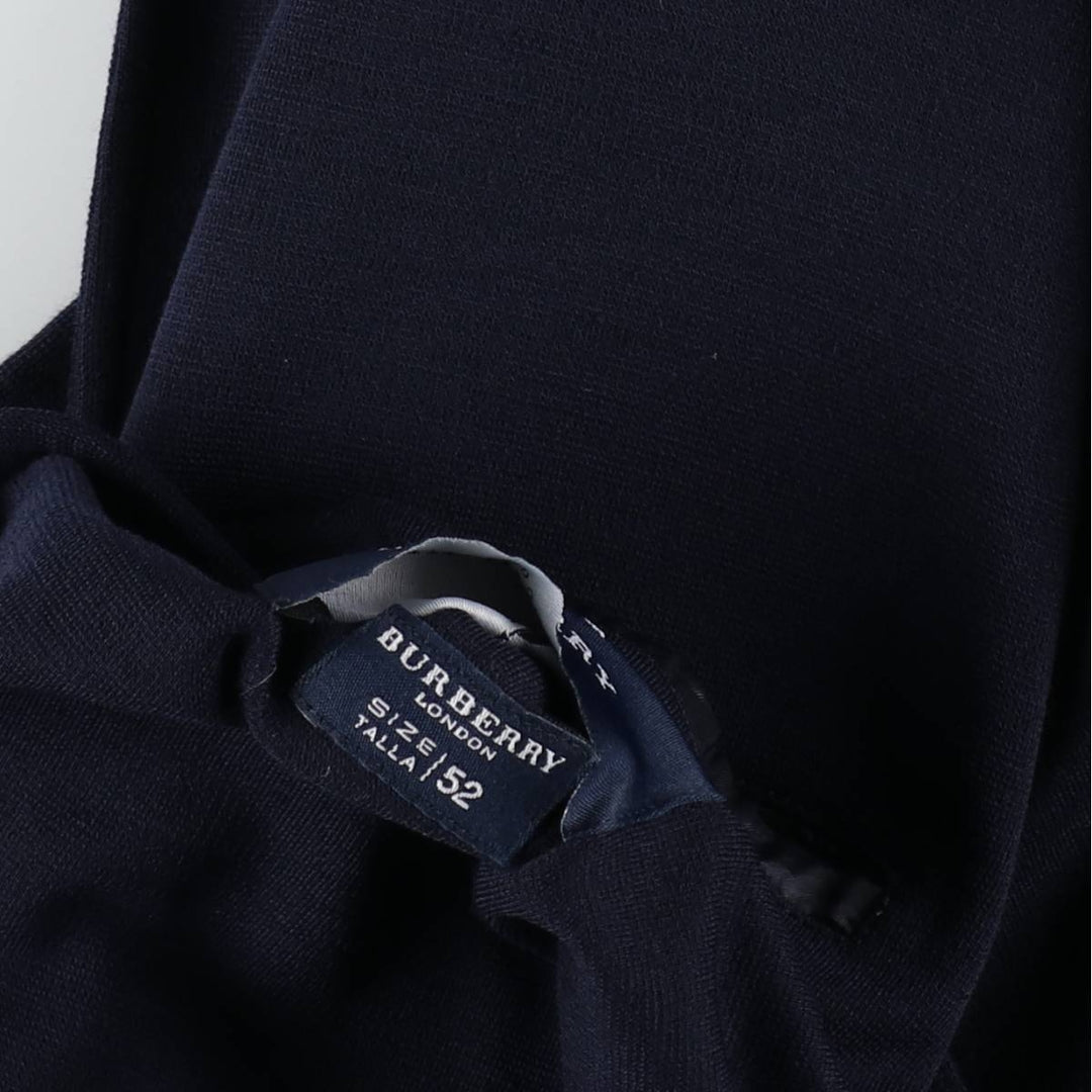 Burberry's BURBERRY LONDON wool tailored jacket, men's size L wool navy blue type Vintage Second Hand