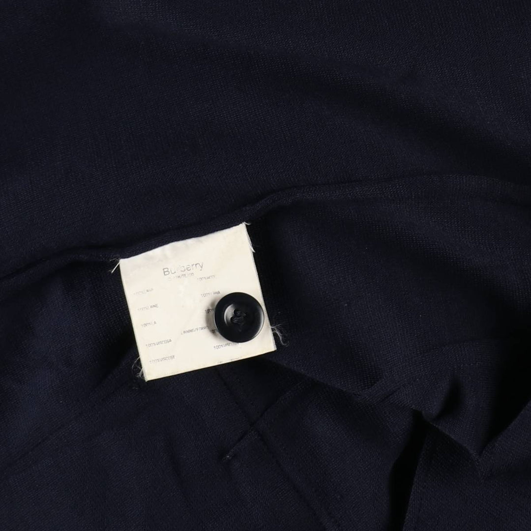 Burberry's BURBERRY LONDON wool tailored jacket, men's size L wool navy blue type Vintage Second Hand