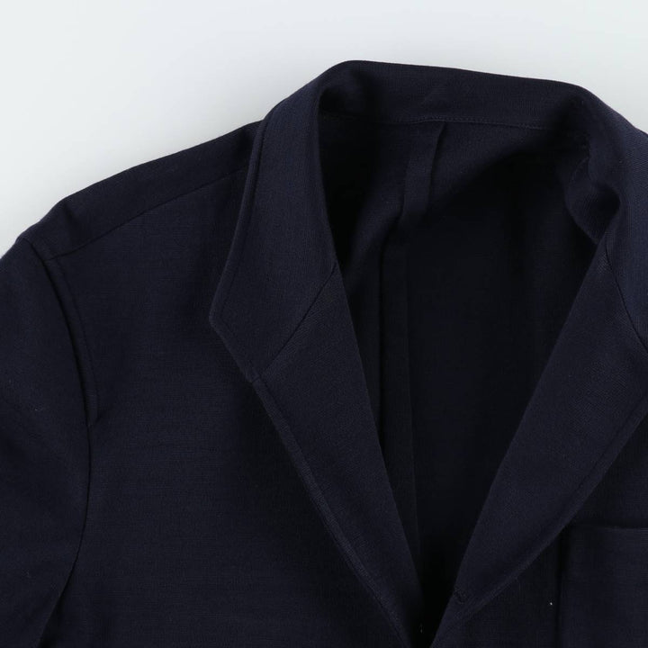 Burberry's BURBERRY LONDON wool tailored jacket, men's size L wool navy blue type Vintage Second Hand