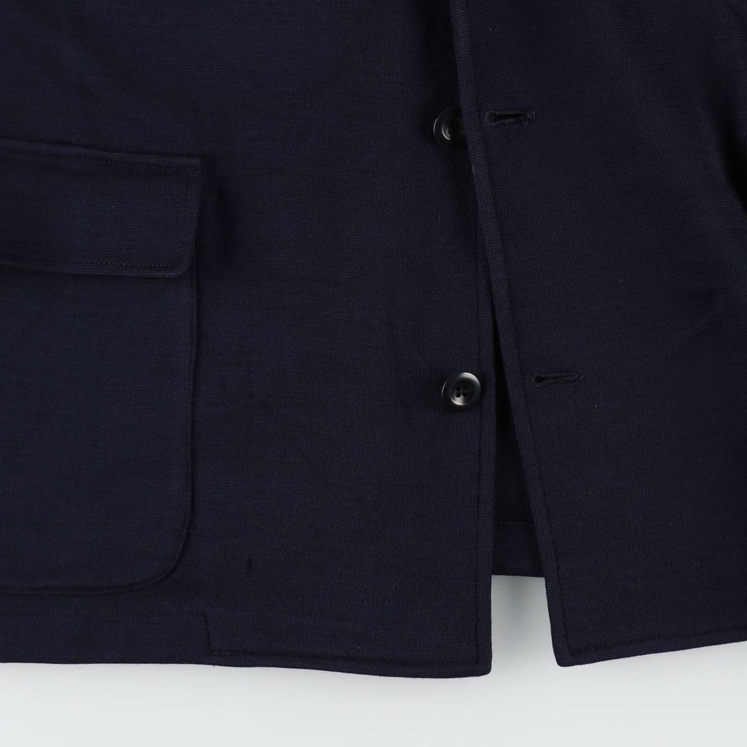 Burberry's BURBERRY LONDON wool tailored jacket, men's size L wool navy blue type Vintage Second Hand