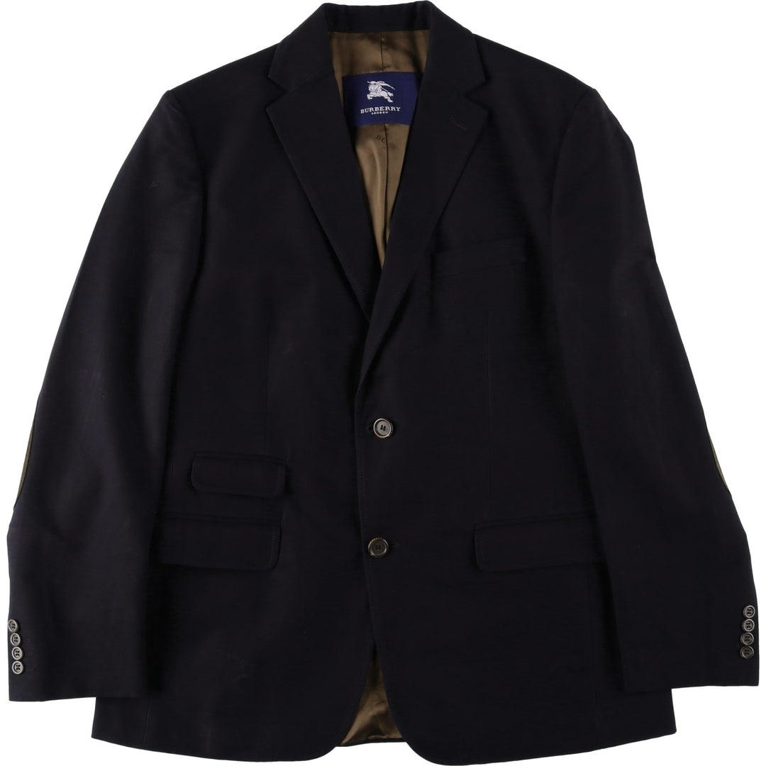 Burberry's BURBERRY LONDON Cotton Tailored Jacket, Men's Size L (approx.) cotton navy blue type Vintage Second Hand