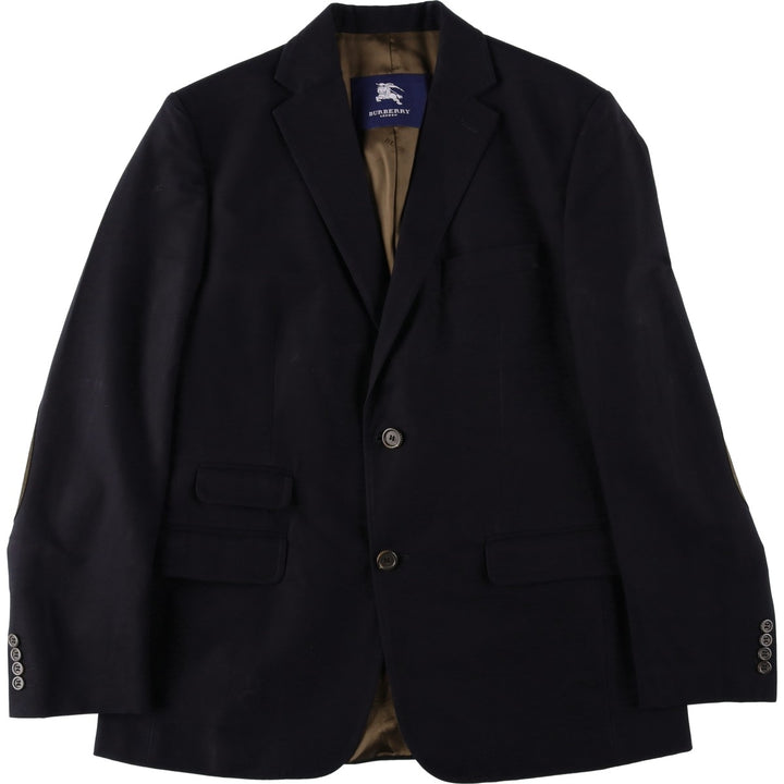 Burberry's BURBERRY LONDON Cotton Tailored Jacket, Men's Size L (approx.) cotton navy blue type Vintage Second Hand
