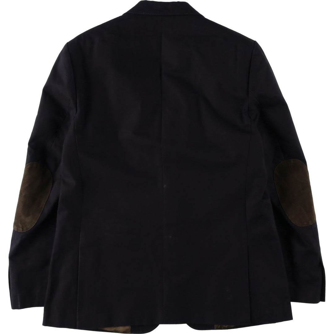 Burberry's BURBERRY LONDON Cotton Tailored Jacket, Men's Size L (approx.) cotton navy blue type Vintage Second Hand
