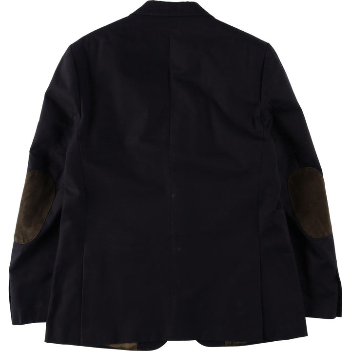 Burberry's BURBERRY LONDON Cotton Tailored Jacket, Men's Size L (approx.) cotton navy blue type Vintage Second Hand