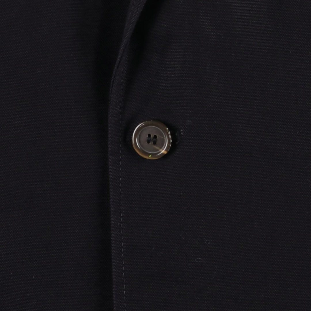 Burberry's BURBERRY LONDON Cotton Tailored Jacket, Men's Size L (approx.) cotton navy blue type Vintage Second Hand