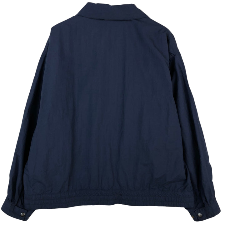 ~1980'S Burberry's Swing Top Sport Jacket, Made in England, Men's Size L unclear navy blue type Vintage Second Hand