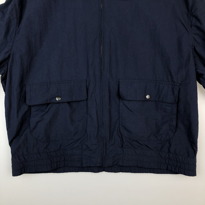 ~1980'S Burberry's Swing Top Sport Jacket, Made in England, Men's Size L unclear navy blue type Vintage Second Hand