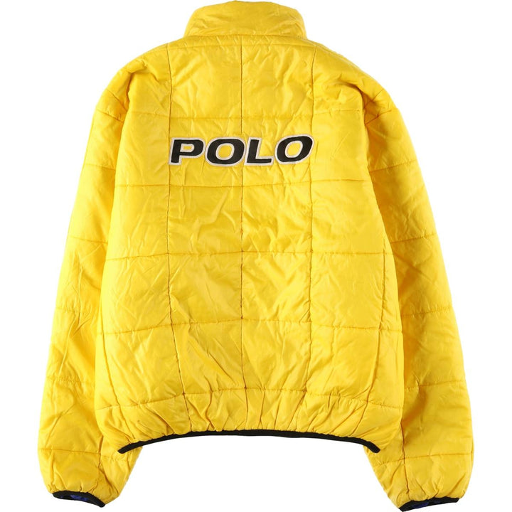 90'S Ralph Lauren POLO SPORT Reversible Padded Jacket Puffer Jacket Made in China Men's XXL equivalent polyester blue type Vintage Second Hand