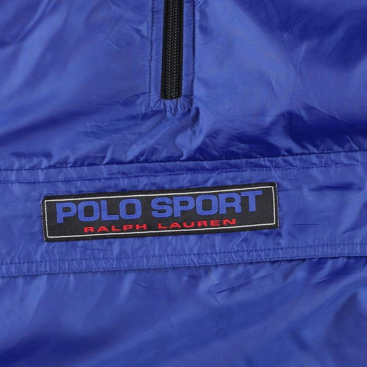 90'S Ralph Lauren POLO SPORT Reversible Padded Jacket Puffer Jacket Made in China Men's XXL equivalent polyester blue type Vintage Second Hand