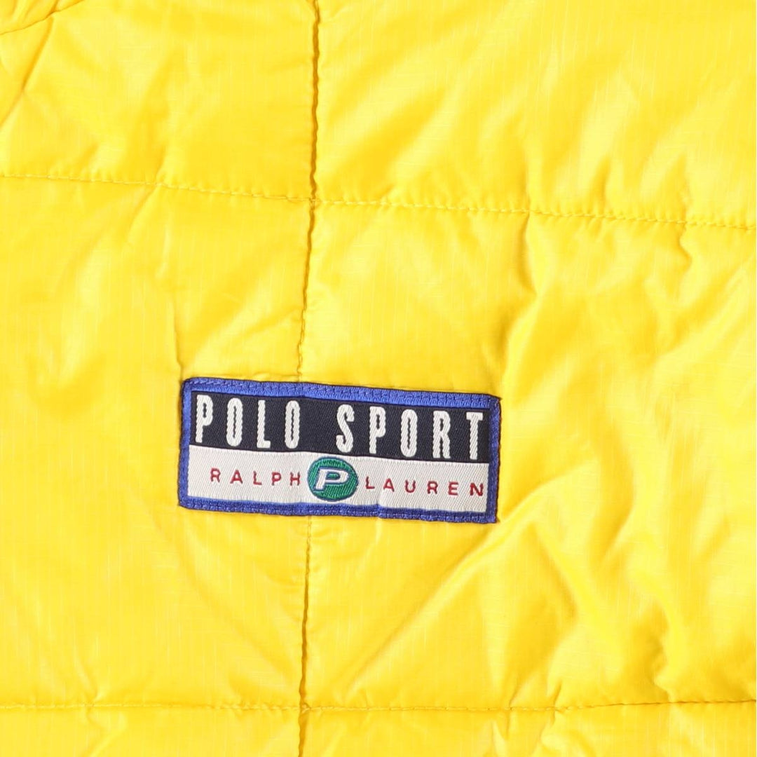 90'S Ralph Lauren POLO SPORT Reversible Padded Jacket Puffer Jacket Made in China Men's XXL equivalent polyester blue type Vintage Second Hand