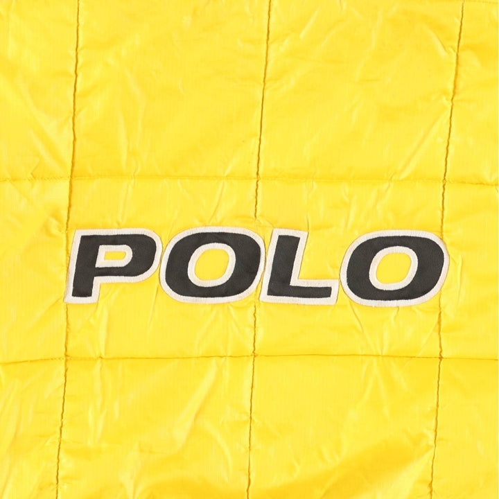 90'S Ralph Lauren POLO SPORT Reversible Padded Jacket Puffer Jacket Made in China Men's XXL equivalent polyester blue type Vintage Second Hand