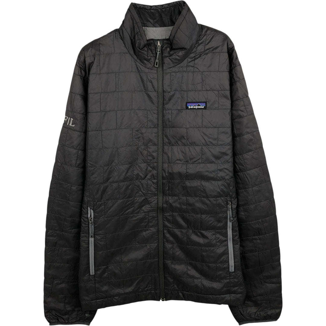 Patagonia Nano Puff Jacket (84211FA15) - Insulated Jacket, Puffer Jacket, Men's Size M (approx.) polyester black type Vintage Second Hand