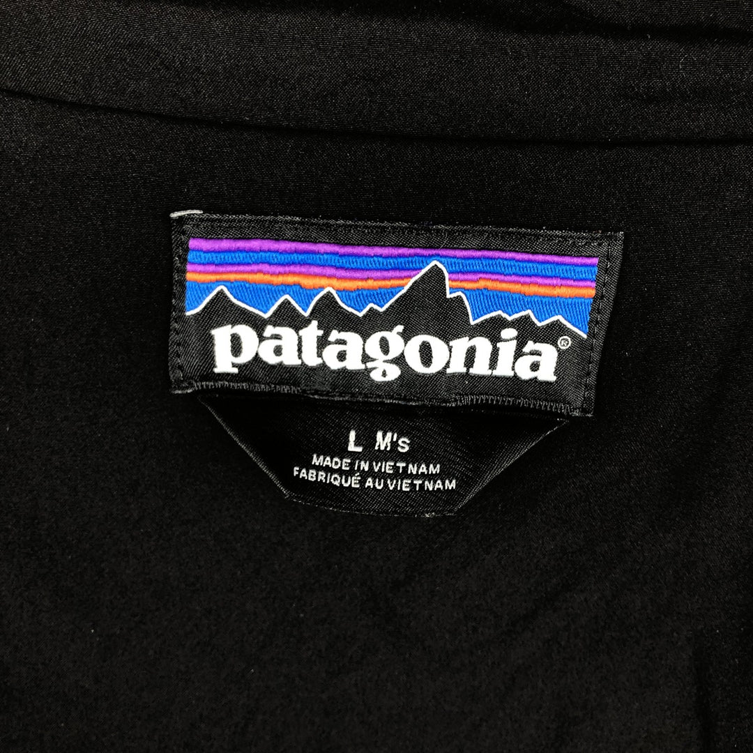 Patagonia Powdertown Jacket 31695FA24, Insulated Mountain Jacket, Shell Jacket, Men's Size L (approx.) polyester black type Vintage Second Hand