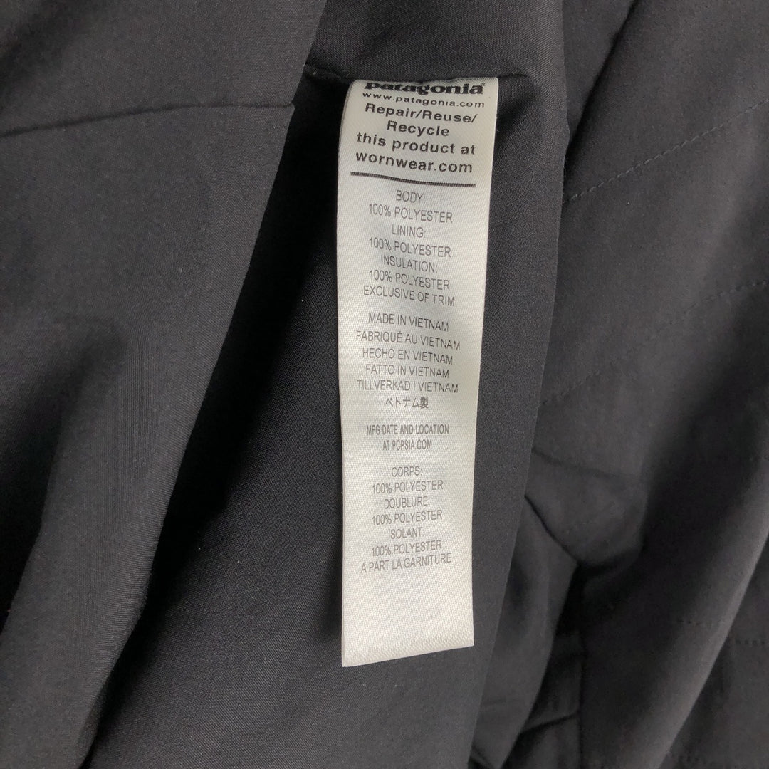 Patagonia Powdertown Jacket 31695FA24, Insulated Mountain Jacket, Shell Jacket, Men's Size L (approx.) polyester black type Vintage Second Hand