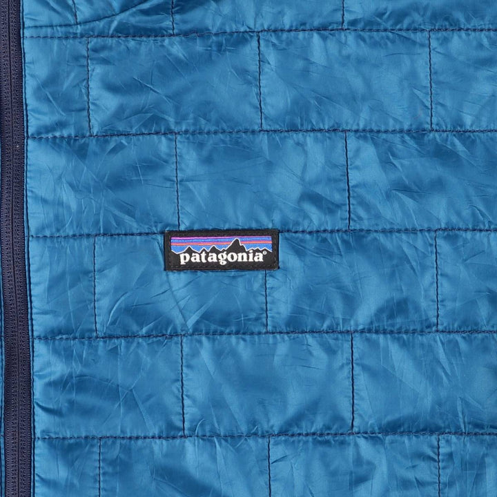 Patagonia Nano Puff Jacket (84211FA15) - Insulated Jacket, Puffer Jacket, Men's Size XL (approx.) polyester green type Vintage Second Hand