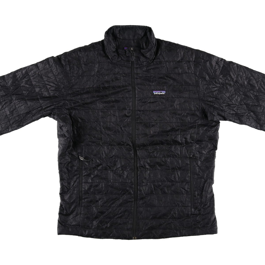 Patagonia Nano Puff Jacket 84211FA15, Insulated Jacket, Puffer Jacket, Men's Size L (approx.) polyester black type Vintage Second Hand