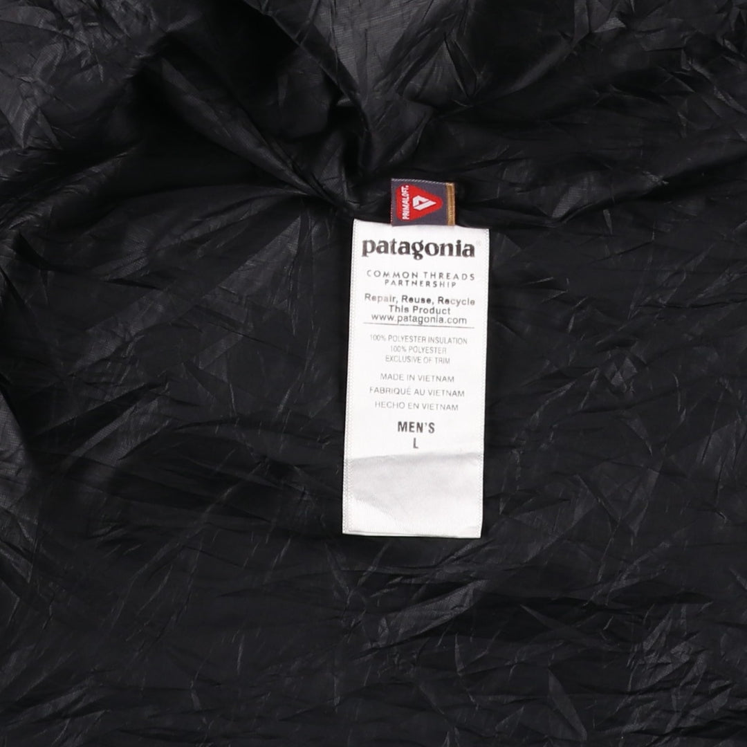 Patagonia Nano Puff Jacket 84211FA15, Insulated Jacket, Puffer Jacket, Men's Size L (approx.) polyester black type Vintage Second Hand