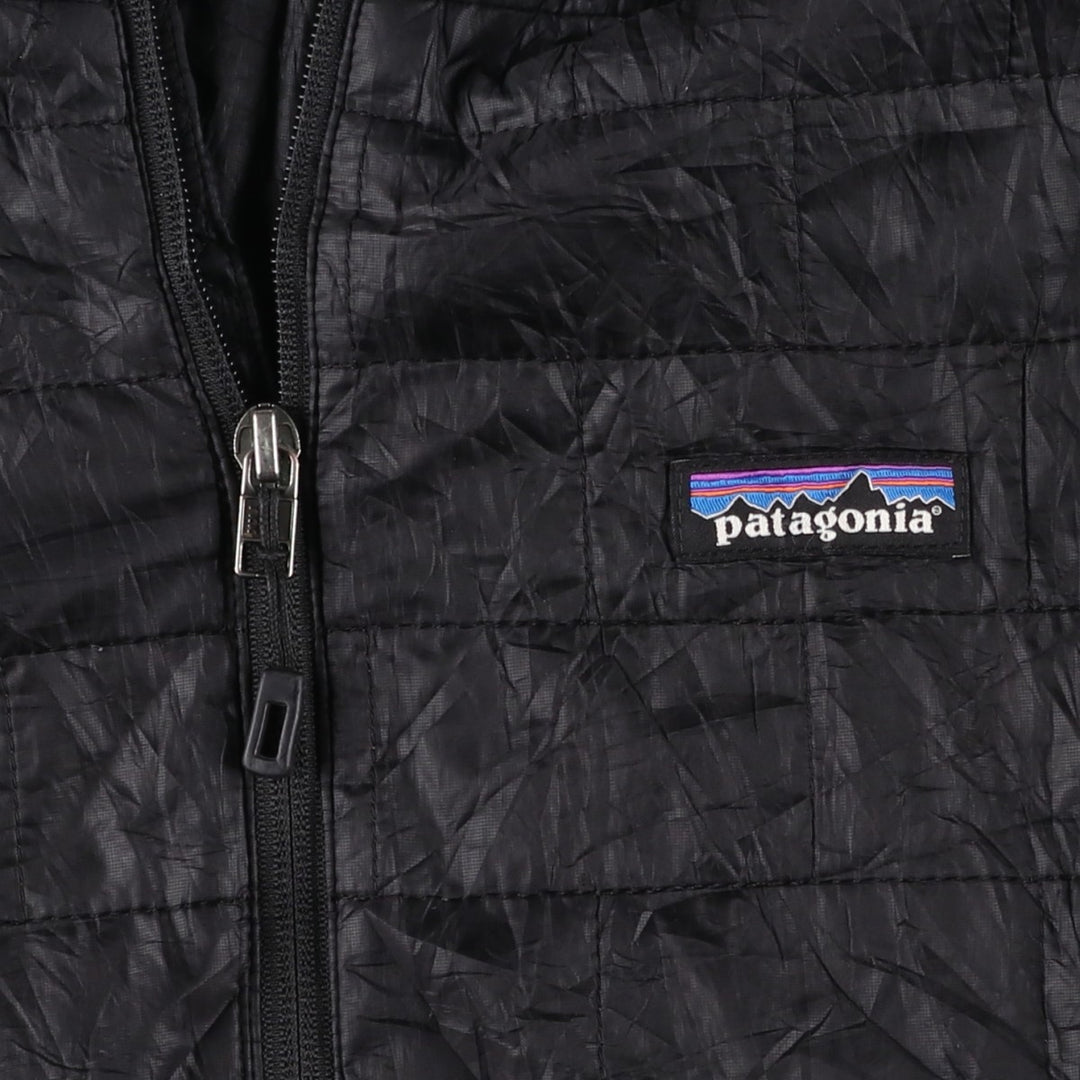 Patagonia Nano Puff Jacket 84211FA15, Insulated Jacket, Puffer Jacket, Men's Size L (approx.) polyester black type Vintage Second Hand