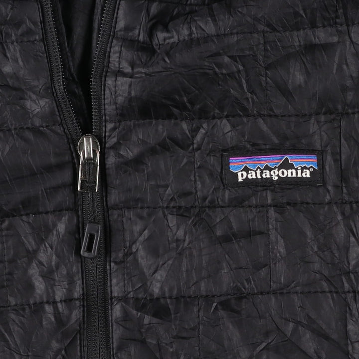 Patagonia Nano Puff Jacket 84211FA15, Insulated Jacket, Puffer Jacket, Men's Size L (approx.) polyester black type Vintage Second Hand
