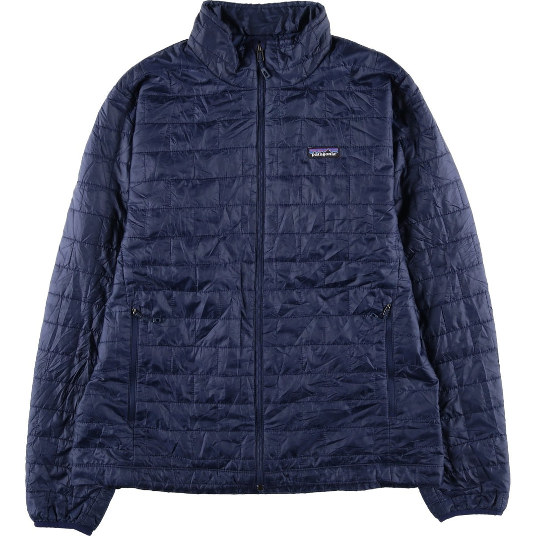 Patagonia Nano Puff Jacket 84212FA18, Insulated Jacket, Puffer Jacket, Men's Size L (approx.) recycled polyester purple type Vintage Second Hand