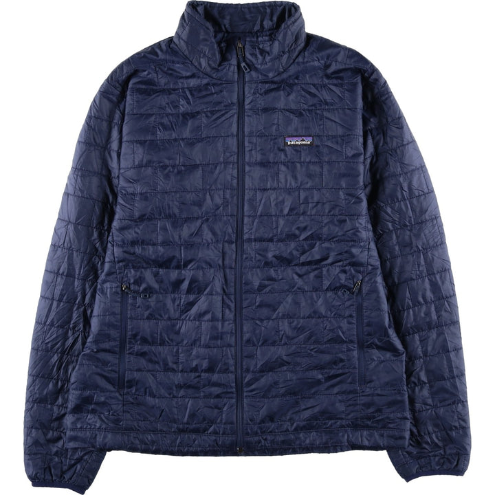Patagonia Nano Puff Jacket 84212FA18, Insulated Jacket, Puffer Jacket, Men's Size L (approx.) recycled polyester purple type Vintage Second Hand