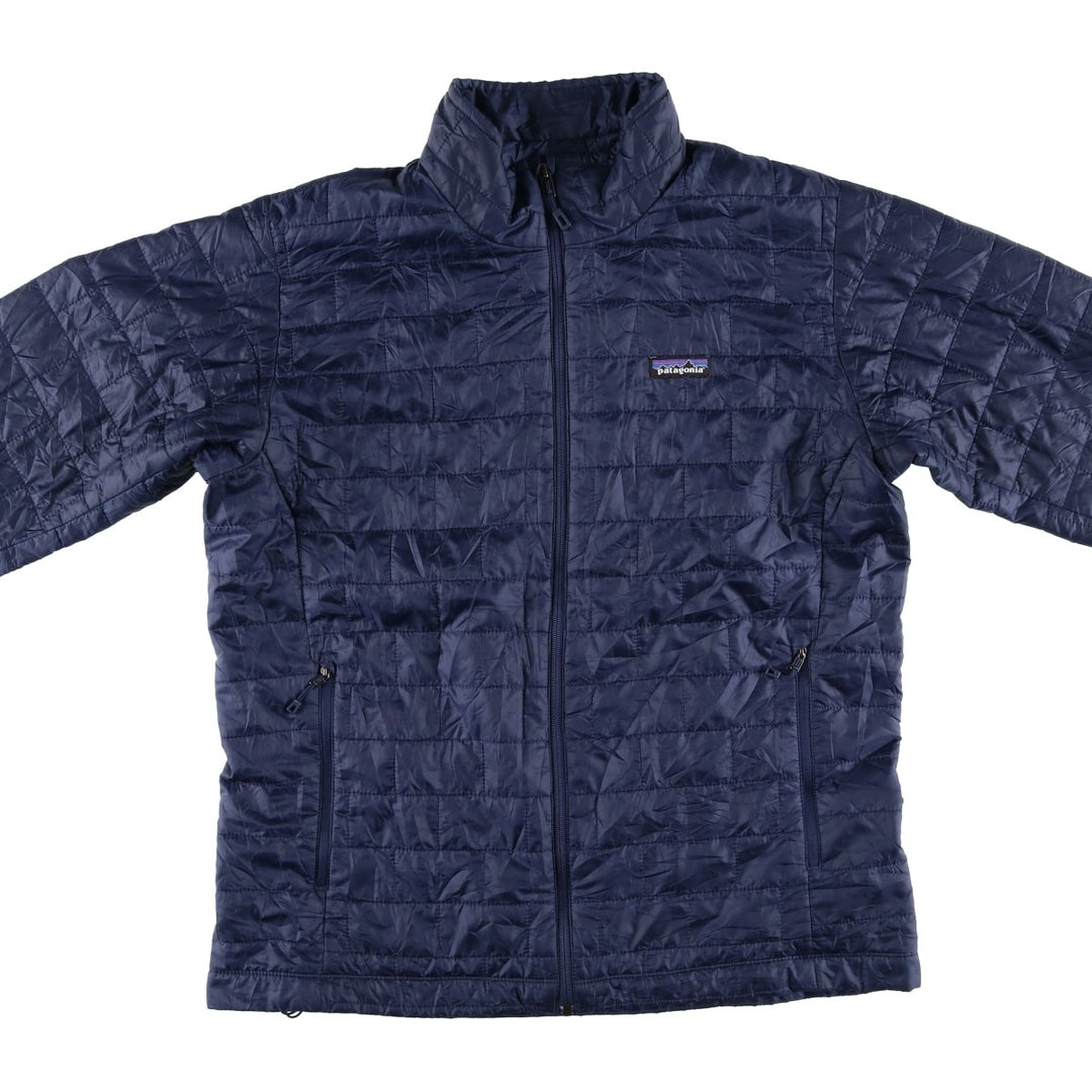 Patagonia Nano Puff Jacket 84212FA18, Insulated Jacket, Puffer Jacket, Men's Size L (approx.) recycled polyester purple type Vintage Second Hand