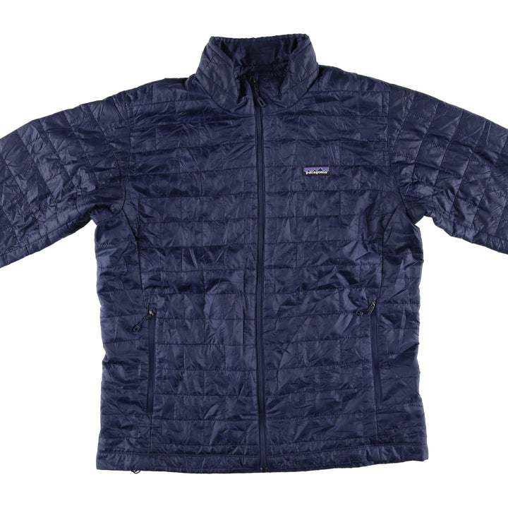 Patagonia Nano Puff Jacket 84212FA18, Insulated Jacket, Puffer Jacket, Men's Size L (approx.) recycled polyester purple type Vintage Second Hand