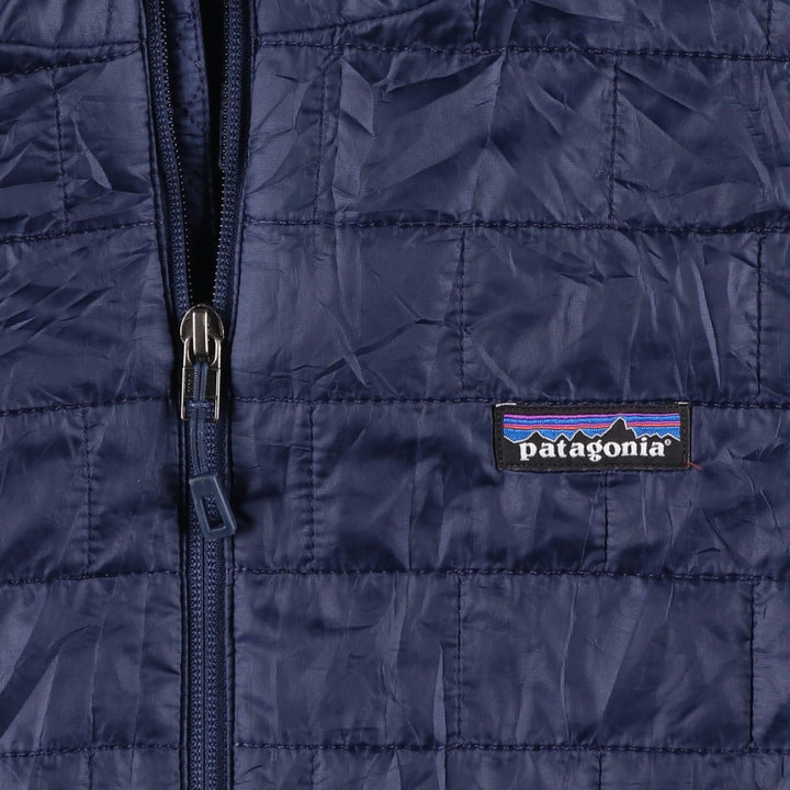 Patagonia Nano Puff Jacket 84212FA18, Insulated Jacket, Puffer Jacket, Men's Size L (approx.) recycled polyester purple type Vintage Second Hand