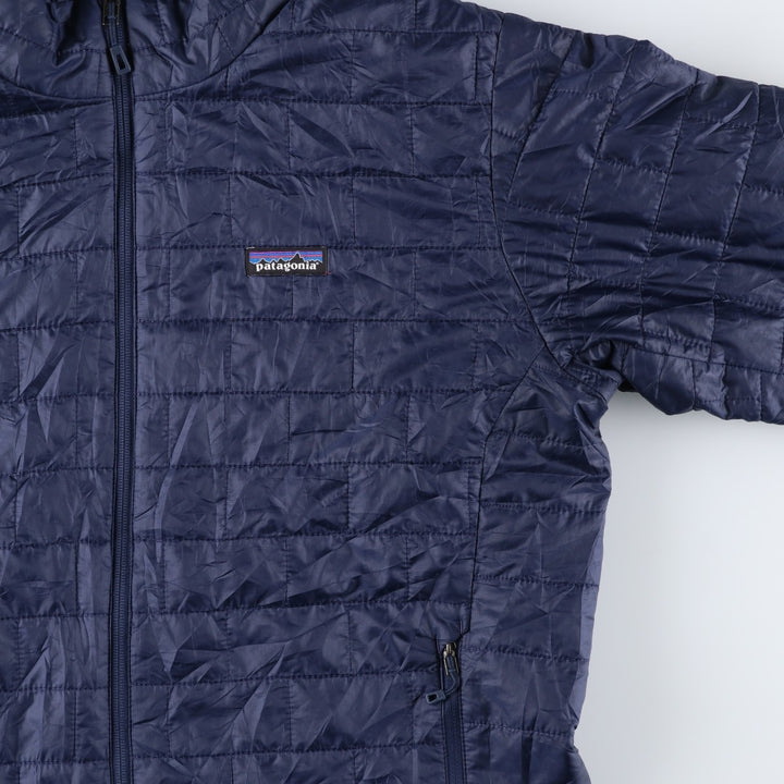 Patagonia Nano Puff Jacket 84212FA18, Insulated Jacket, Puffer Jacket, Men's Size L (approx.) recycled polyester purple type Vintage Second Hand
